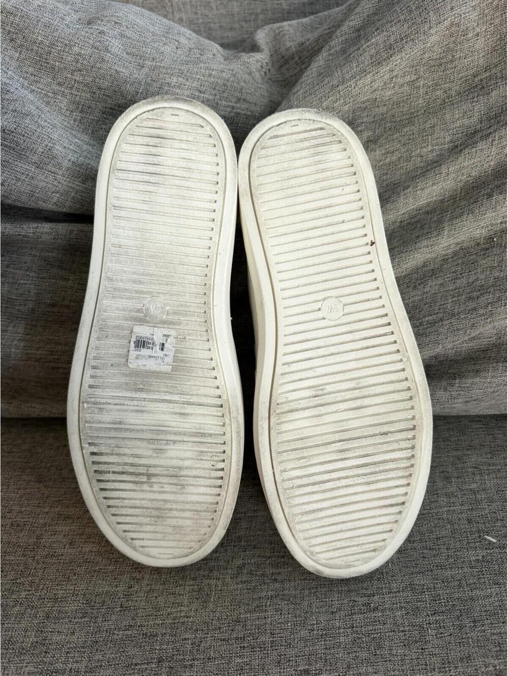 Lane Bryant Dream Cloud Slip On Platform Sneaker Womens 9W White Wide Width - Picture 9 of 11